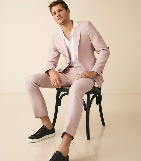 Pink Suit for men