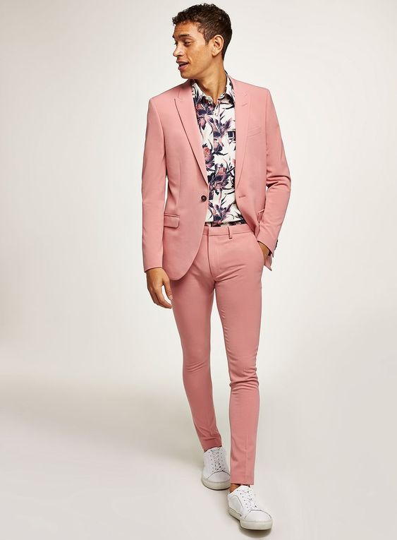 Pink Suit for men