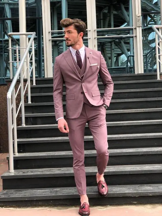 Pink Suit for men