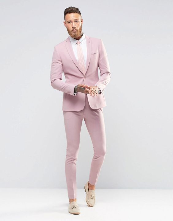 Pink Suit for men