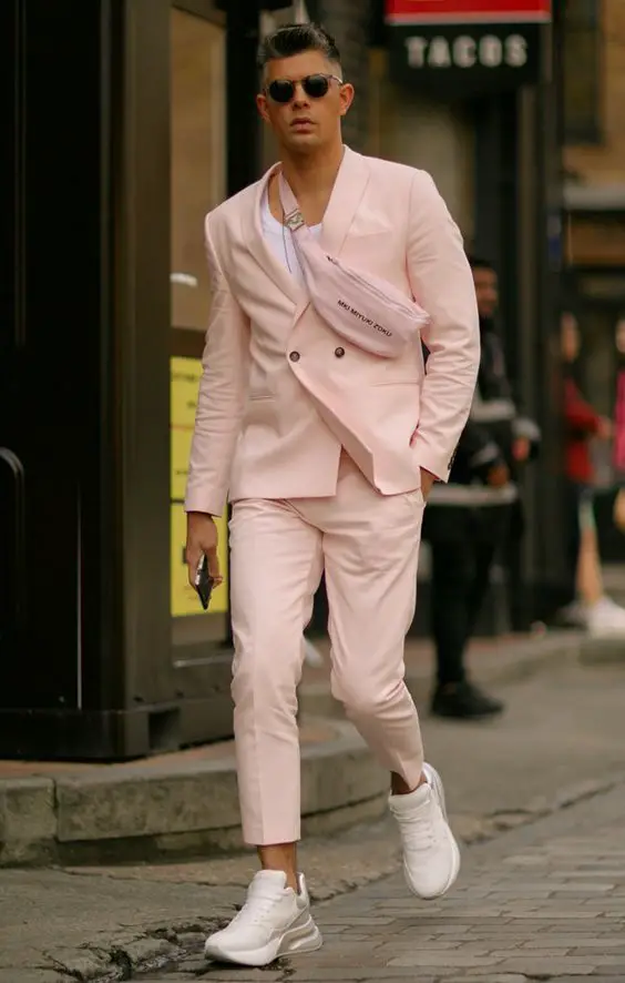 Pink Suit for men