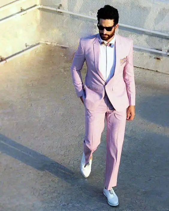 Pink Suit for men