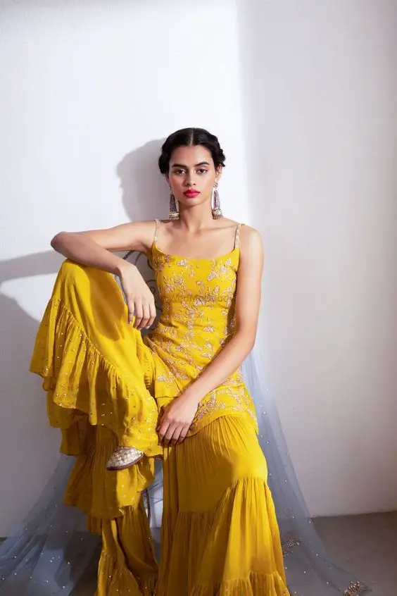 Haldi outfit ideas