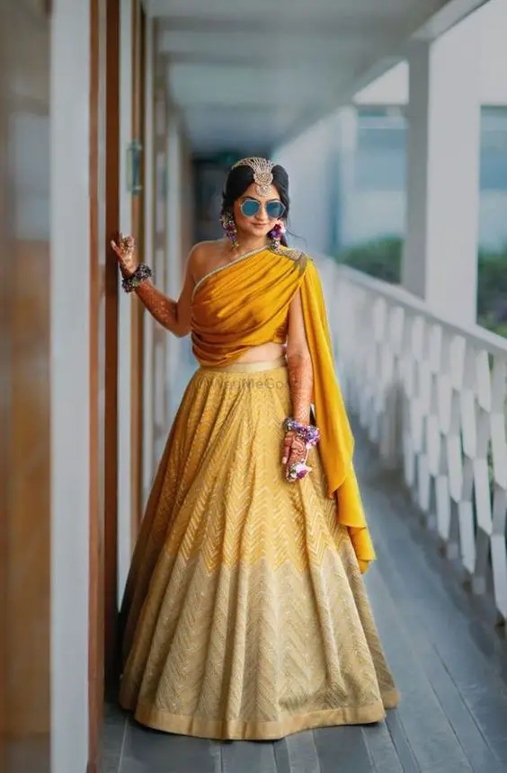 Haldi outfit ideas