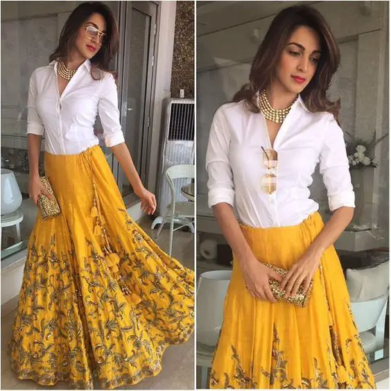 Haldi outfit ideas