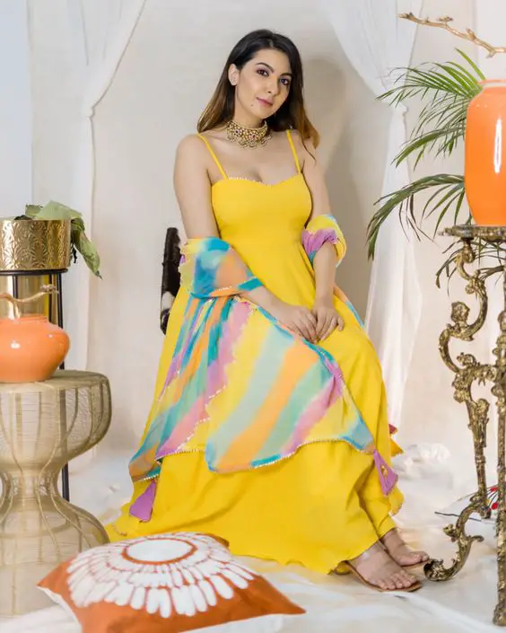 Haldi outfit ideas