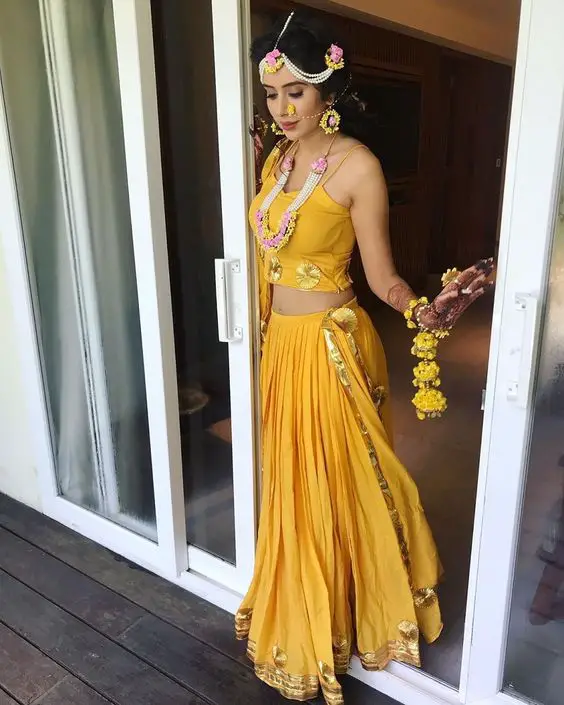 Haldi outfit ideas