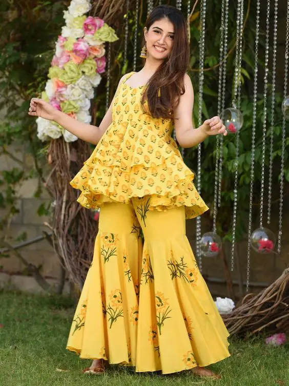 Haldi outfit ideas