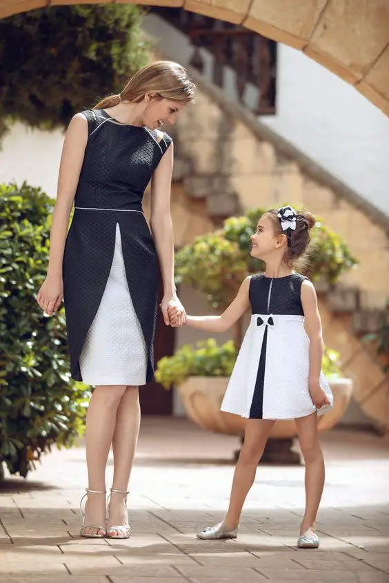 Black Mother Daughter Photoshoot Outfit Ideas