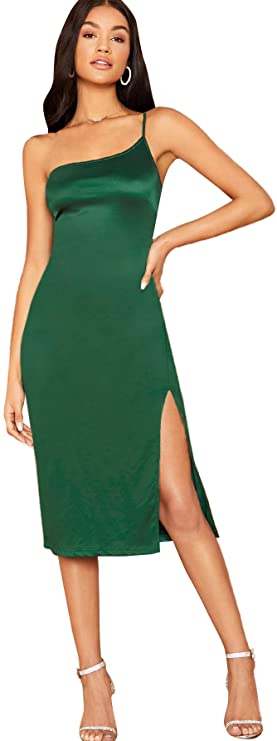 Allie's Stretch Satin Ruched Mermaid Dress